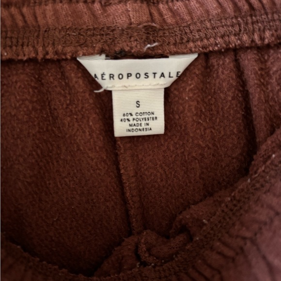 Aeropostale Women's Rust Brown Drawstring Athletic Shorts - Picture 3 of 3